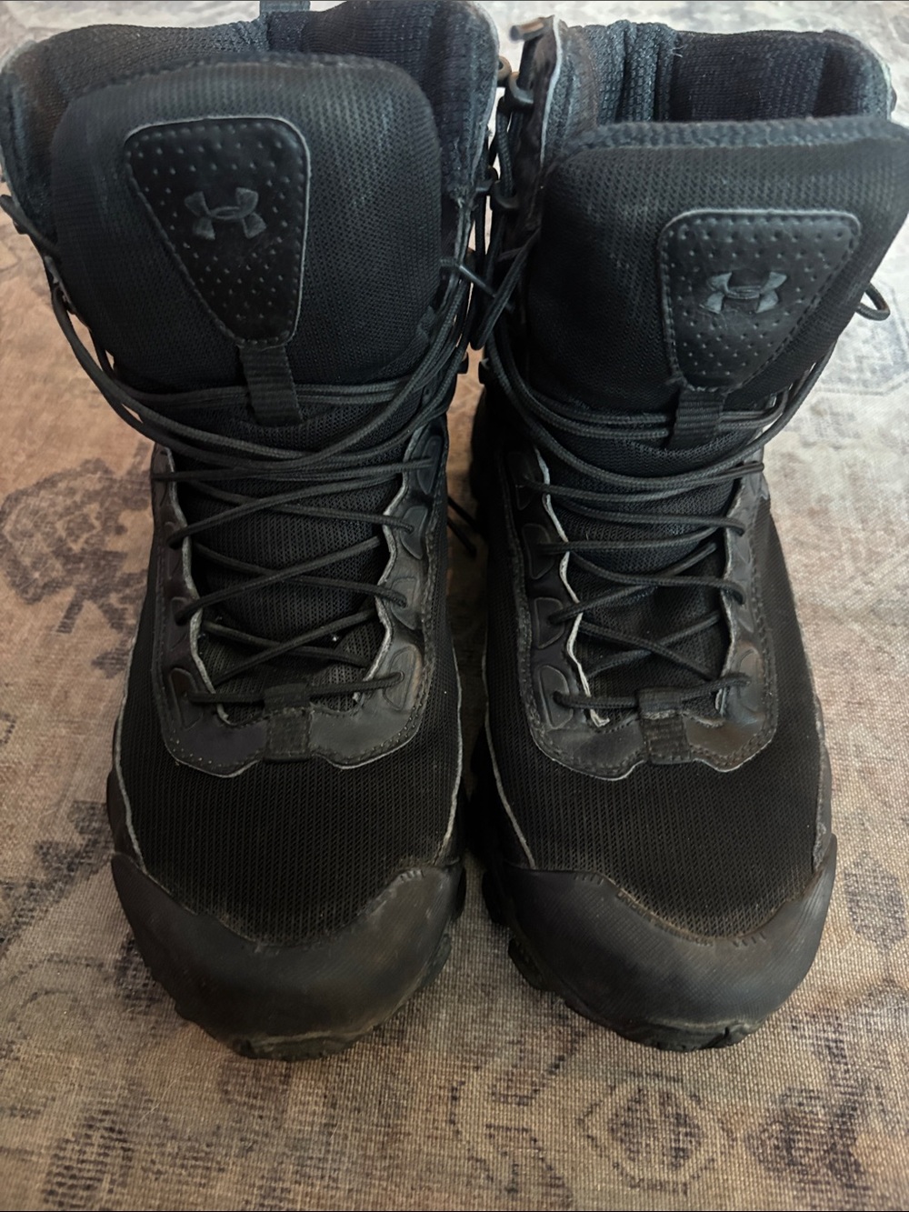 Under Armour Men's Black Rugged Lace-Up Boots